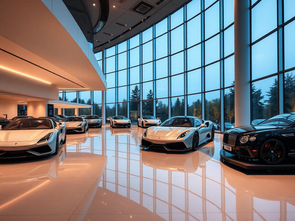 UDRIVE Investments luxury showroom interior